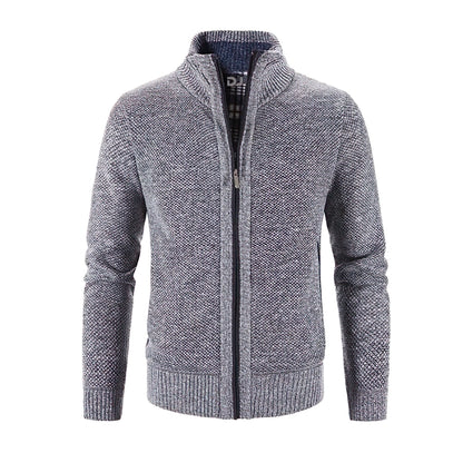 Men's Classic Zip Up Sweater - Nocini