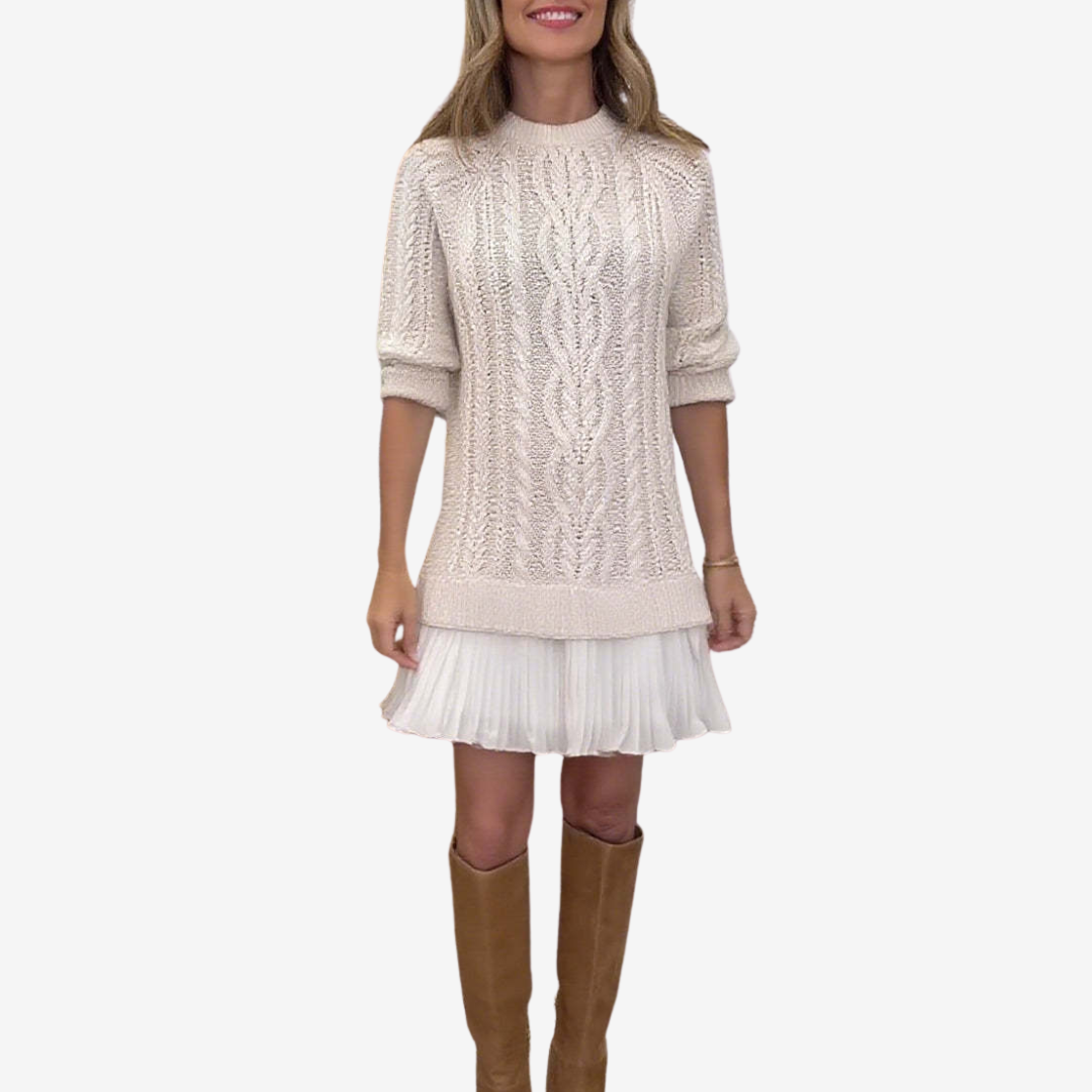 Stylish Women's Sweater Dress