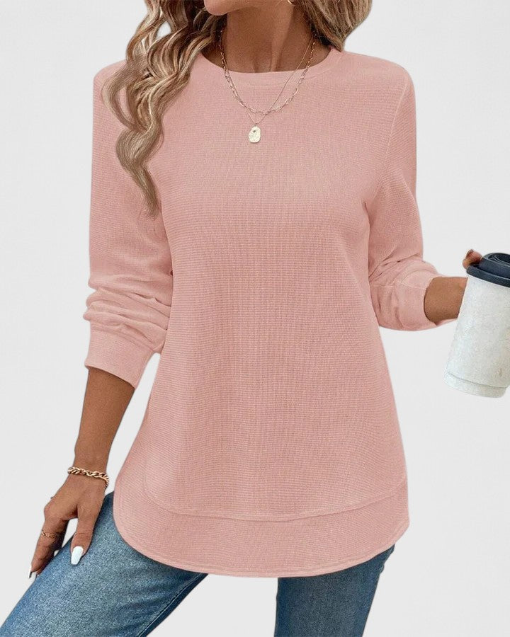 Classic Crew Neck Long Sleeve Top