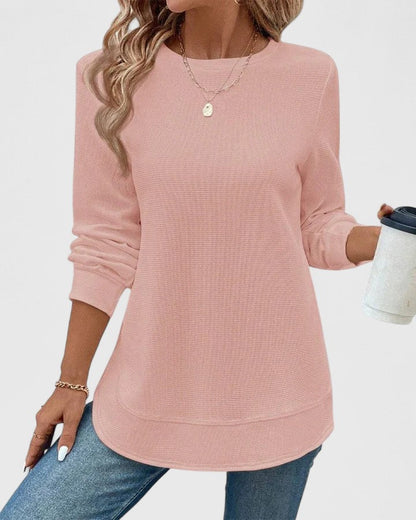 Classic Crew Neck Long Sleeve Top