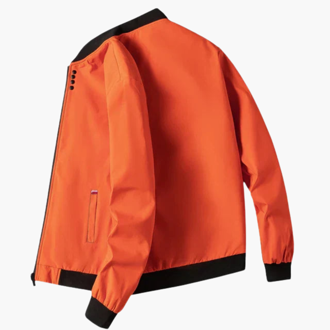 Classic Fit Men's Jacket with Pockets - Olytrend