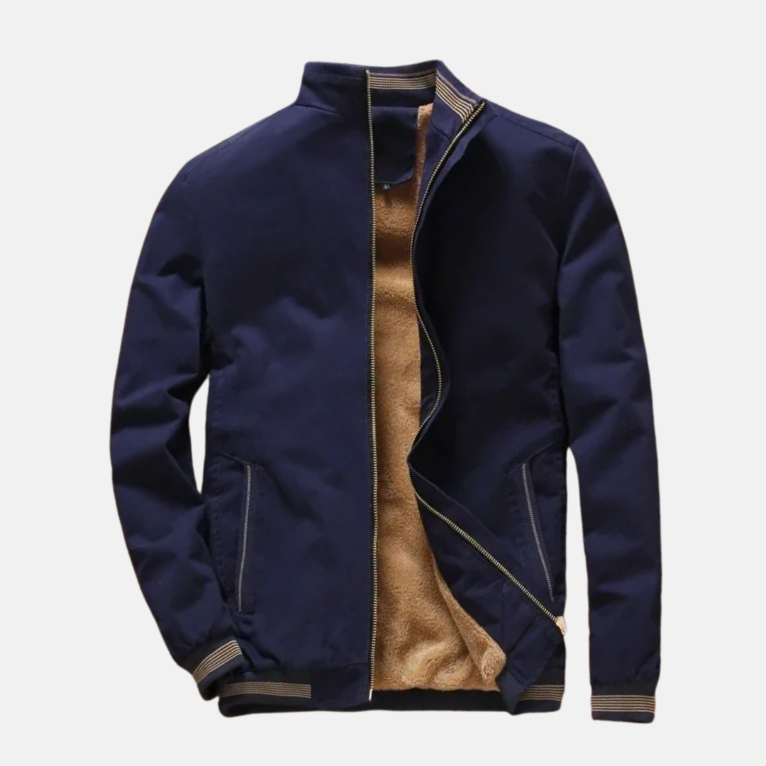Casual Men's Zip Up Fleece Jacket - Nocini