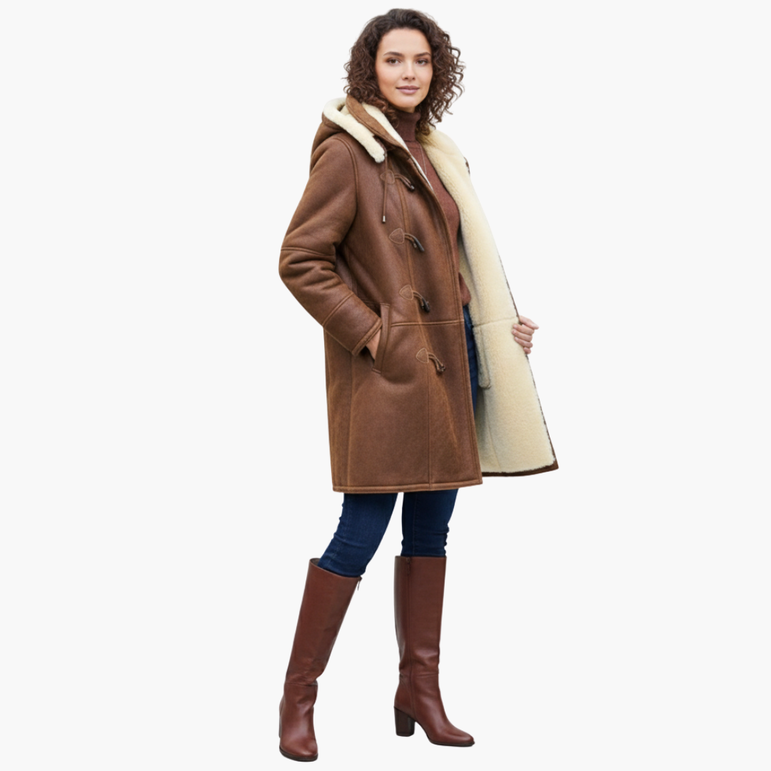 Warm Waterproof Parka for Women with Hood