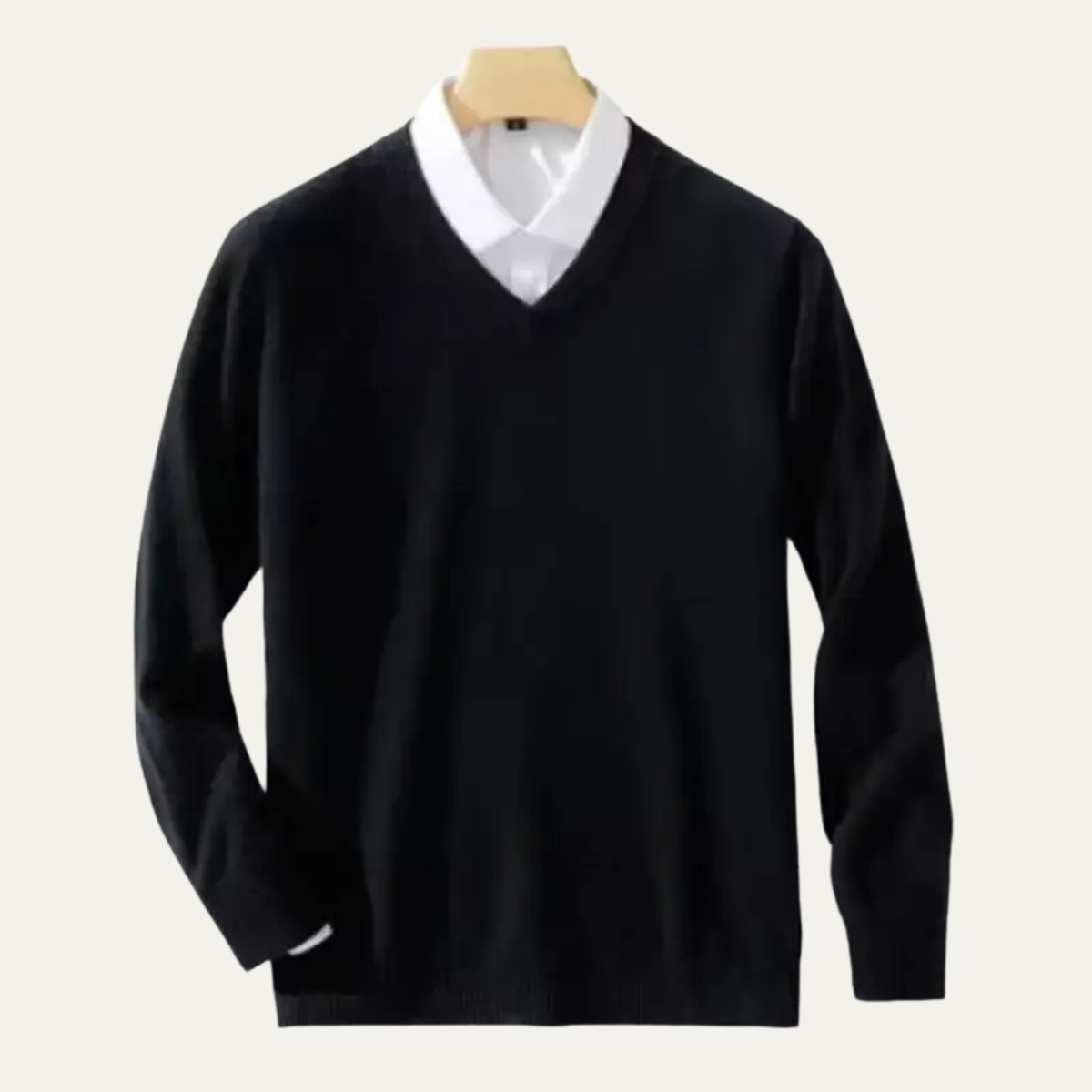 Premium Men's Pure Cashmere Crew Neck Sweater