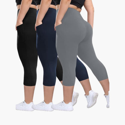Comfortable High Waisted Women's Leggings Set