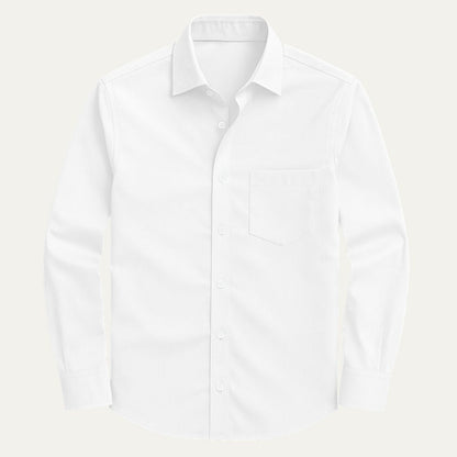 Luxury Silk Blend Men's Dress Shirt
