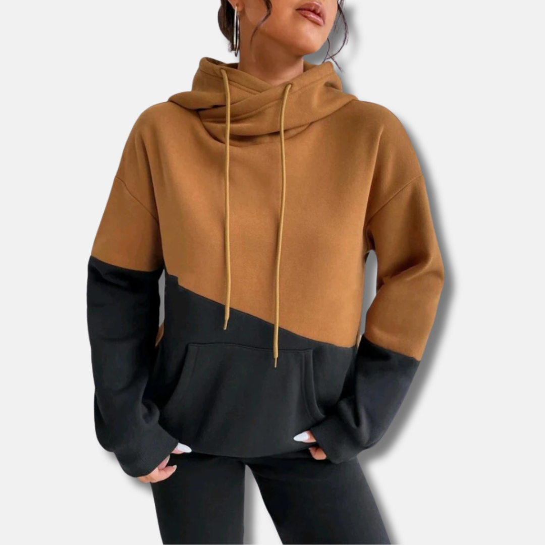 Comfy Colorblock Pullover Hoodie - Nocini