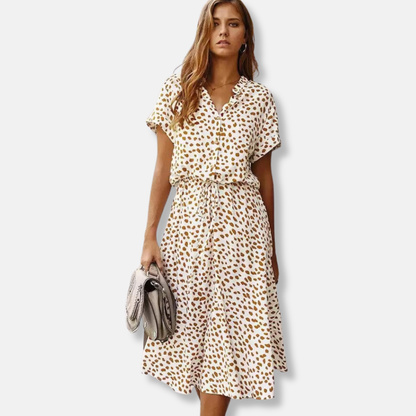 Chic Leopard Print Women's Dress - Nocini
