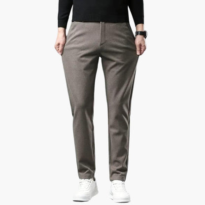 Smart Formal Mens Pants - Classic Fit Dress Trousers - Olytrend