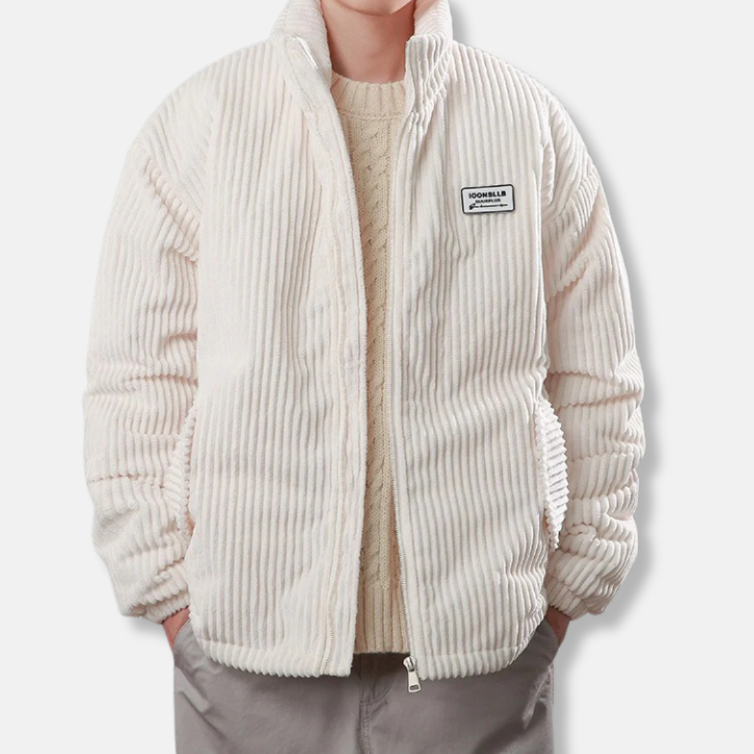 Casual Padded Hip Length Puffer Coat - Nocini