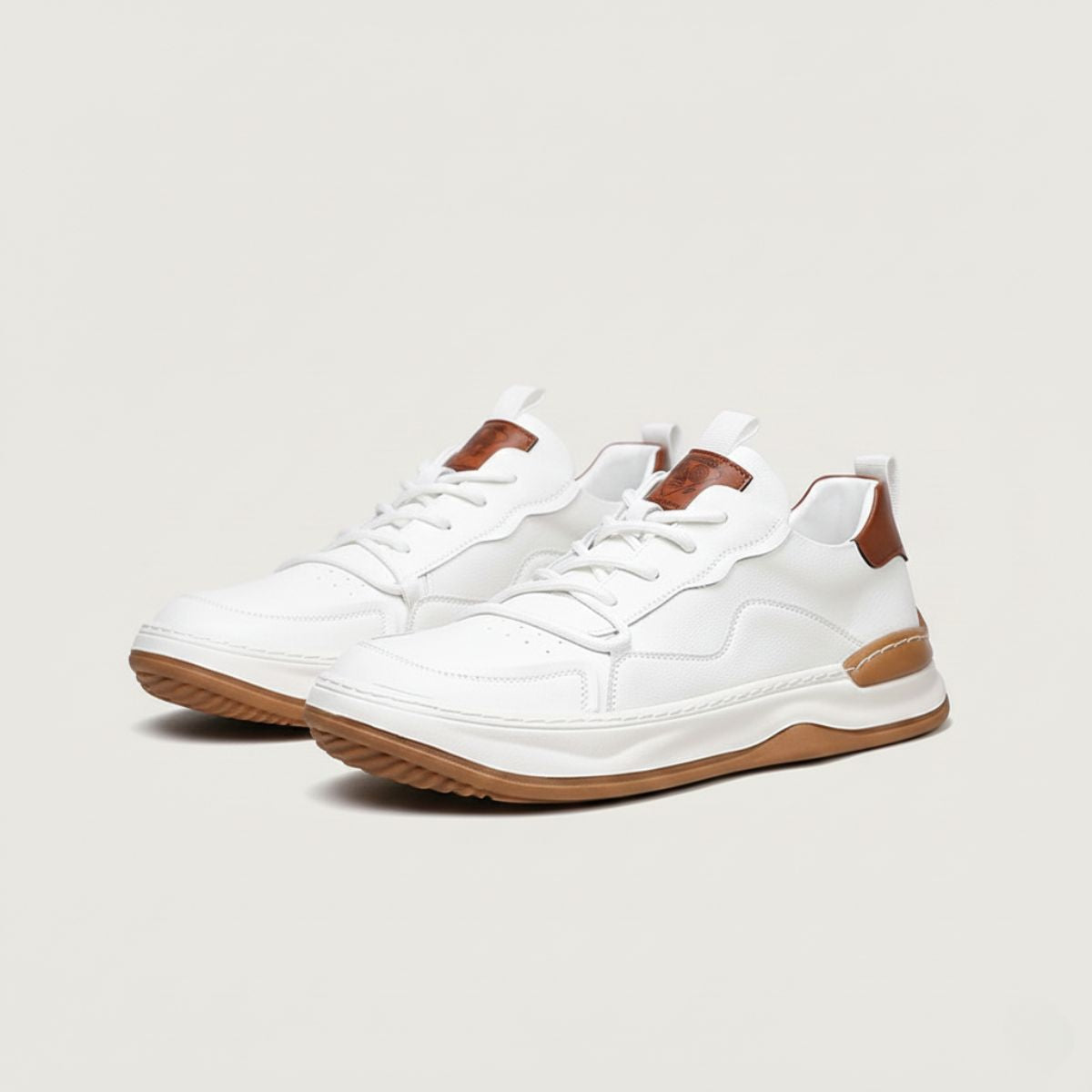 Comfortable Mens Orthopedic Leather Sneakers