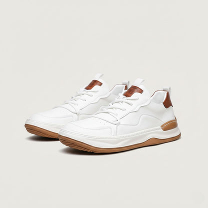 Comfortable Mens Orthopedic Leather Sneakers