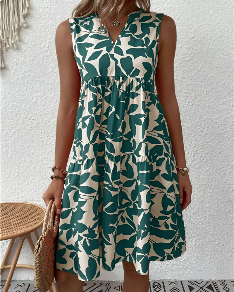 Floral Garden Party Midi Dress - Olytrend