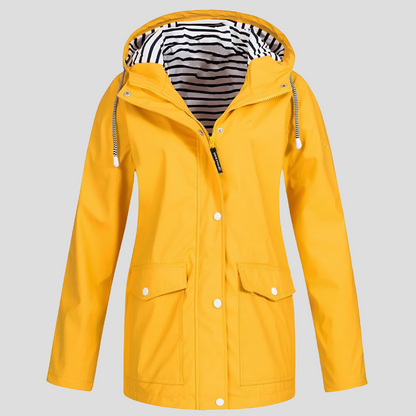 Rainproof and Waterproof Ladies Coat - Olytrend