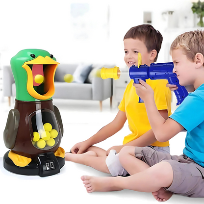 Fun Kids Toy Gun with Flashing Lights and Quacking Duck - Olytrend