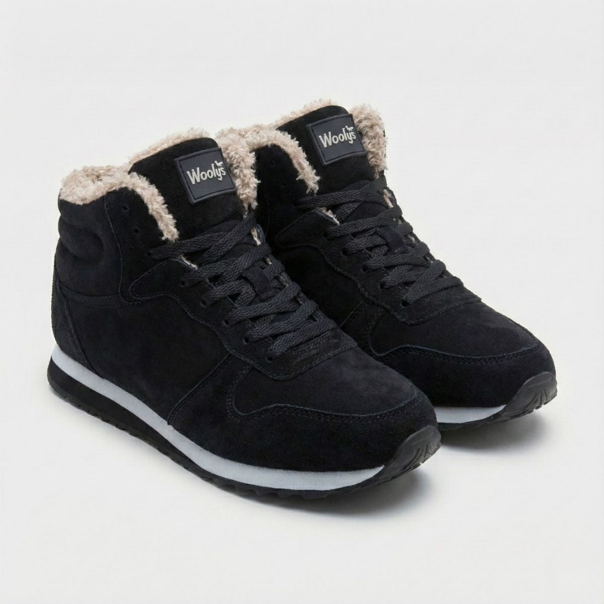 Comfortable Men's Insulated Fleece Ankle Boots
