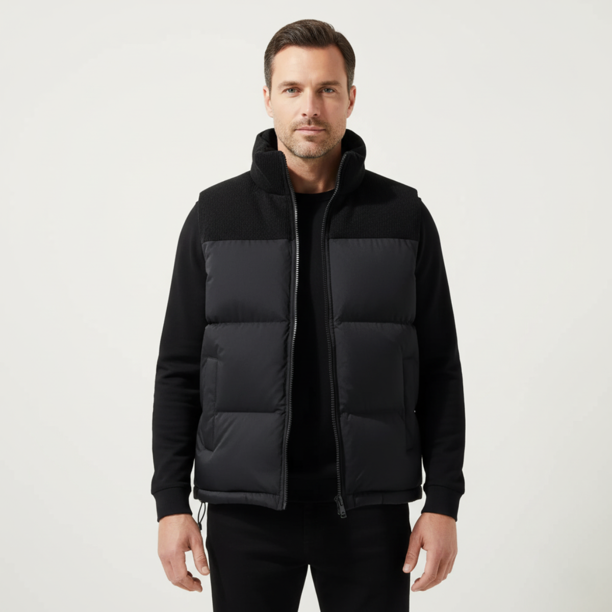 Warm Men's Quilted Puffer Vest