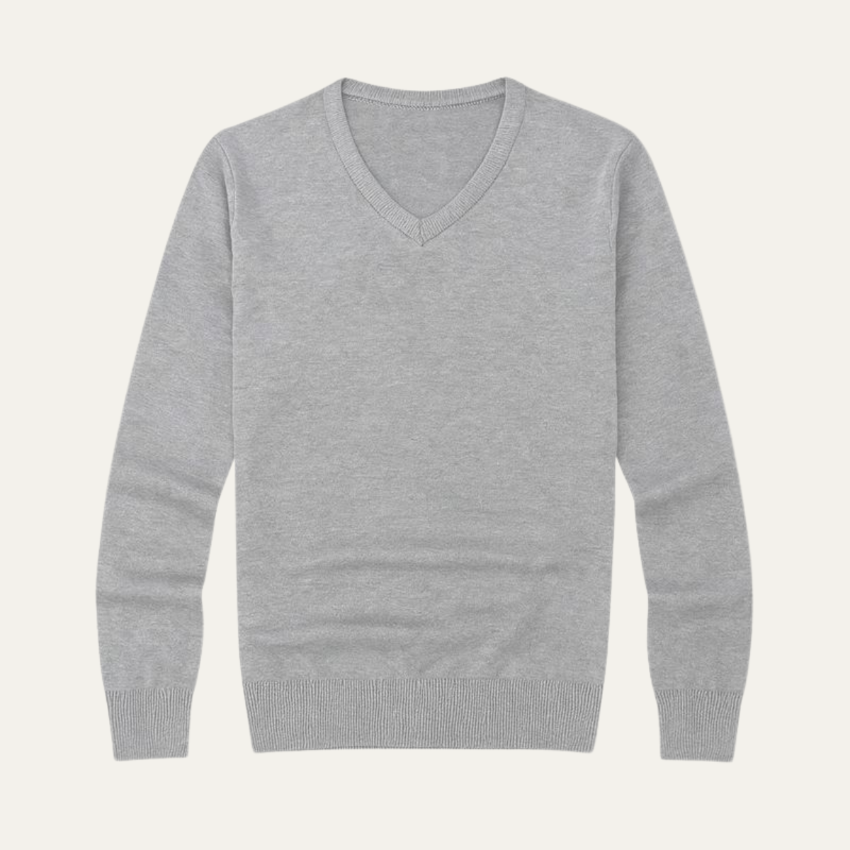 Soft Men's Wool V Neck Sweater - Nocini