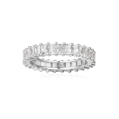 Timeless Sterling Silver Band Ring - Pexav