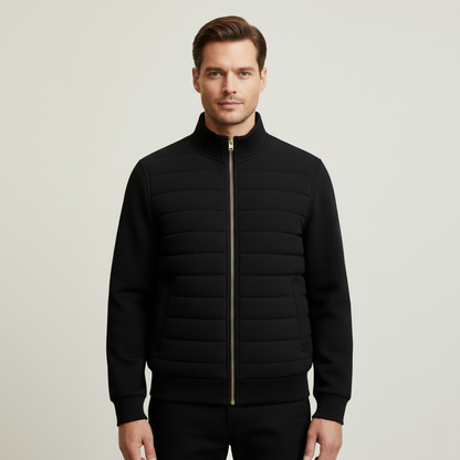 Relaxed Fit Bomber Jacket for Men