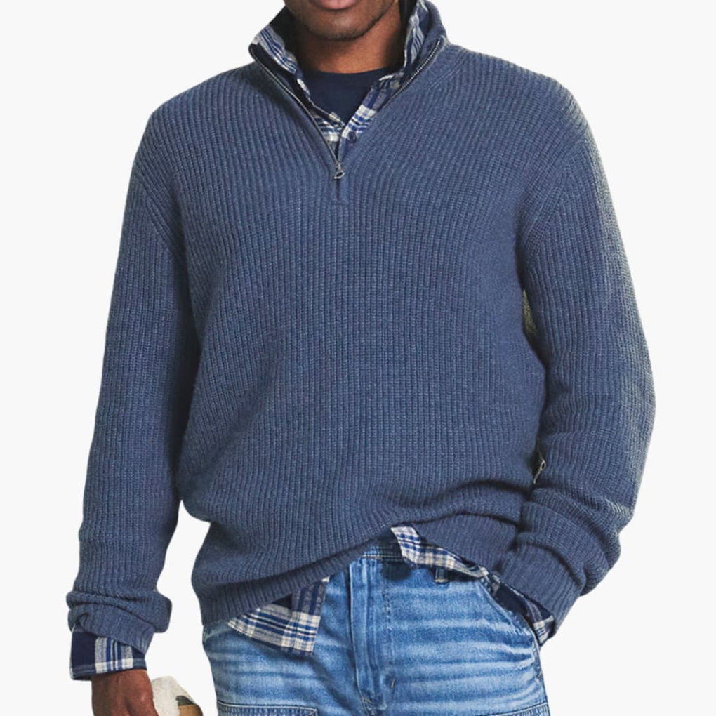 Men's Thick Crew Neck Sweater