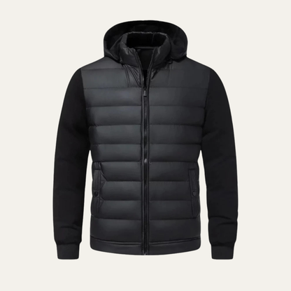 Warm Men's Puffer Quilted Winter Jacket - Nocini