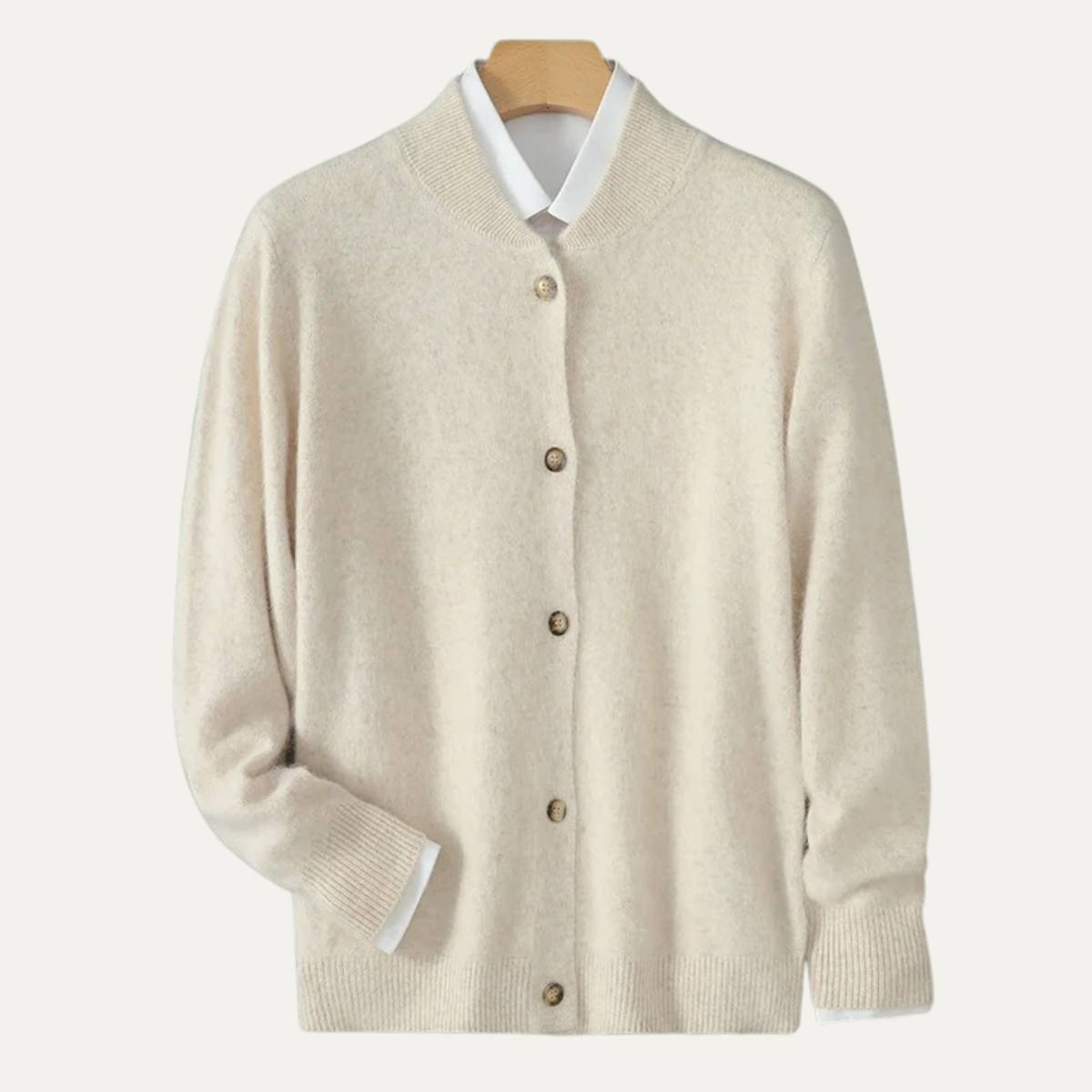 Luxury Men's Cashmere Button Cardigan Sweater - Nocini