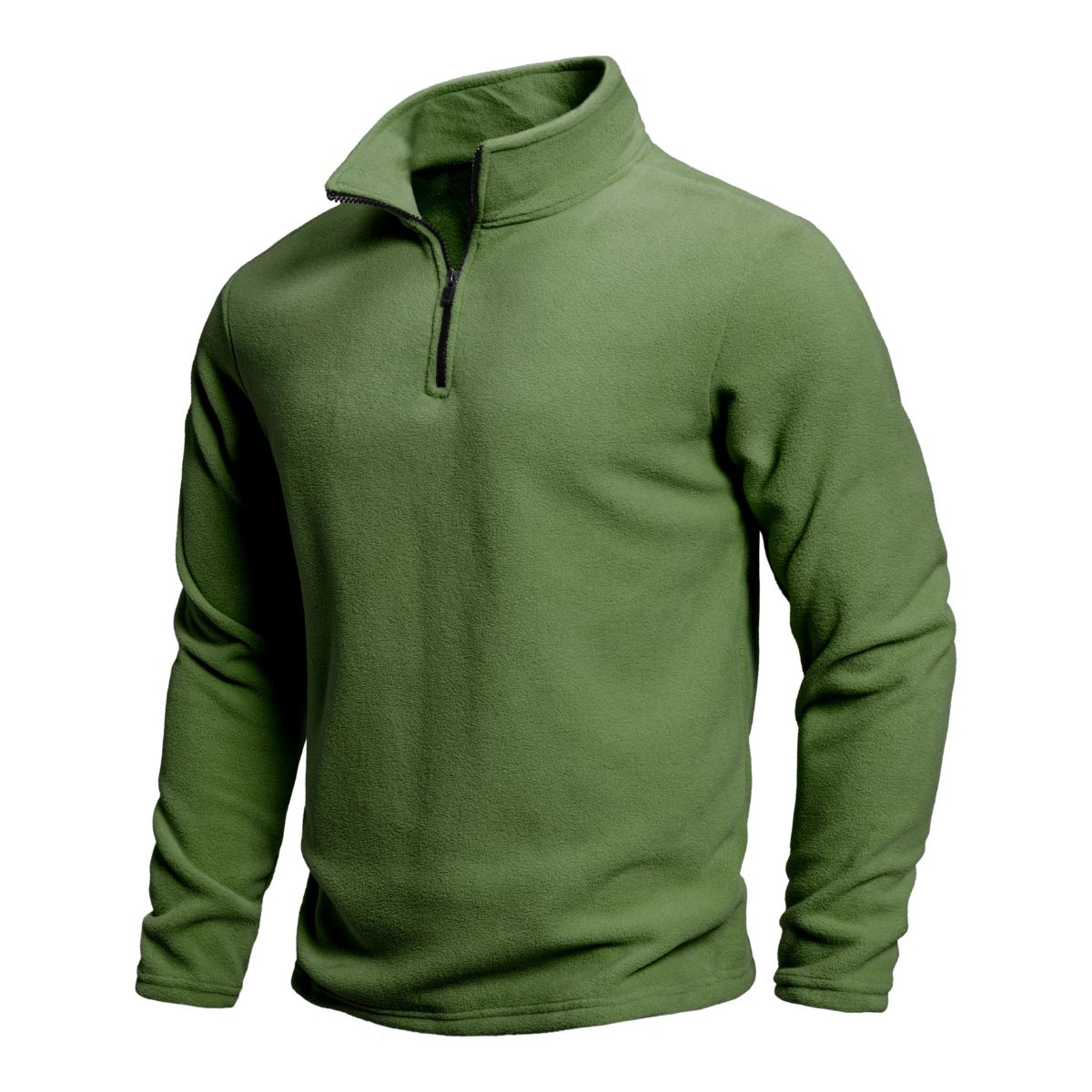 Warm Mens Merino Wool Quarter Zip Sweater