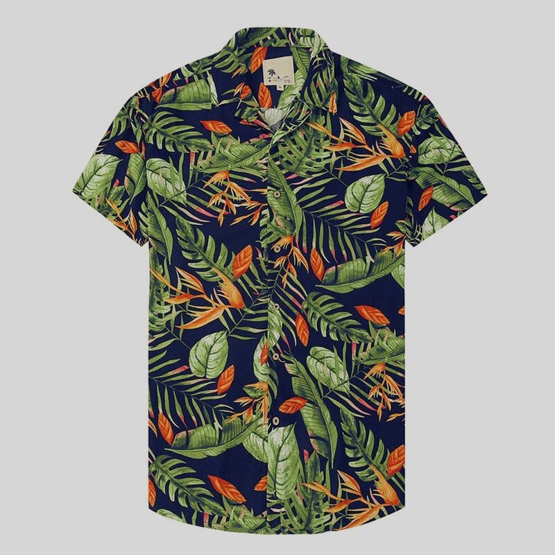 Casual Loose Fit Floral Summer Shirt