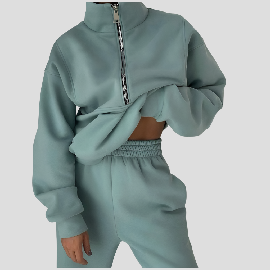 Soft Women's Athletic Sweat Suit - Olytrend