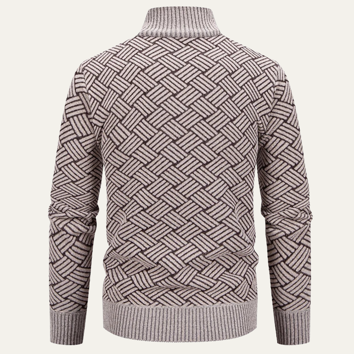 Men's Thick Insulated Full Zip Fleece Jacket