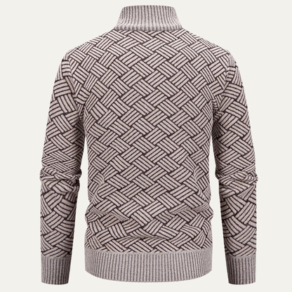 Men's Thick Insulated Full Zip Fleece Jacket