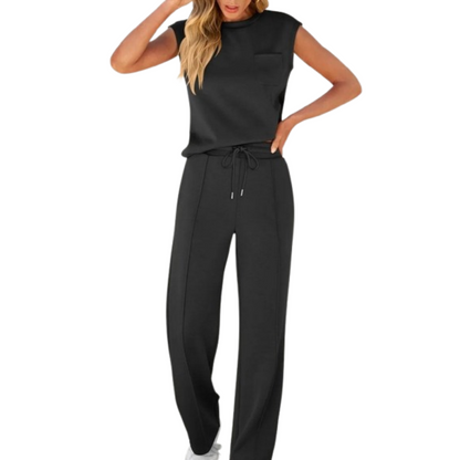 Relaxed Fit Summer Soft Co-ord Set - Olytrend