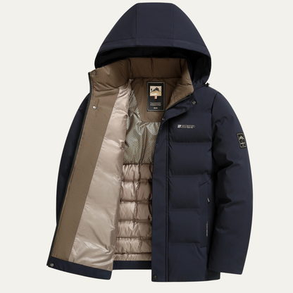Insulated Men's Heavy Cotton Winter Coat - Nocini