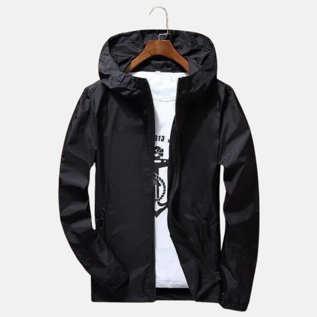 Waterproof Full Zip Hooded Jacket - Nocini