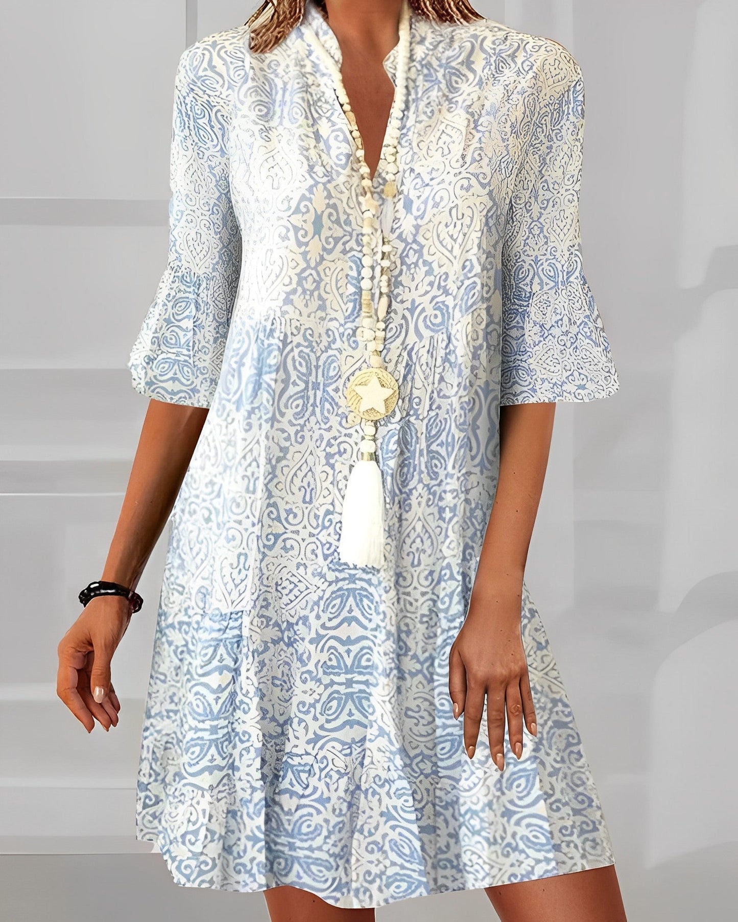Vibrant Floral Print Sundress for Women