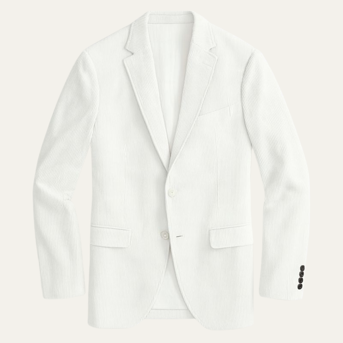 Classic Men's Corduroy Blazer Jacket with Notch Lapel - Nocini