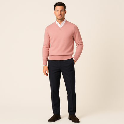 Luxurious Men's Soft Cashmere Sweater
