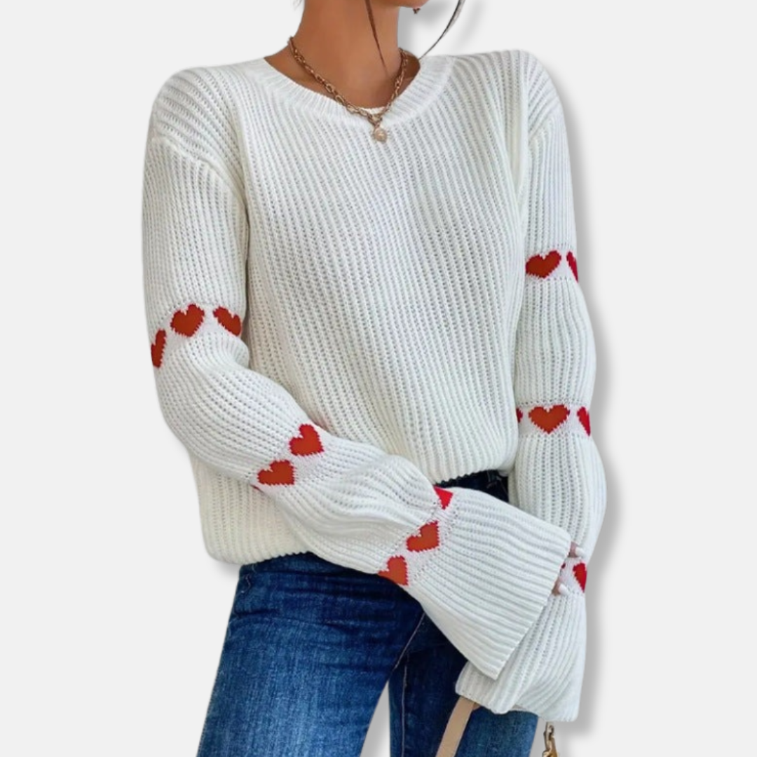 Comfy Oversized Crewneck Sweater - Nocini