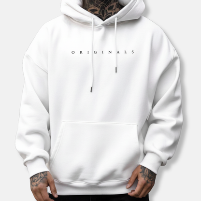 Comfortable Mens Hoodie with Drawstring and Pockets - Nocini