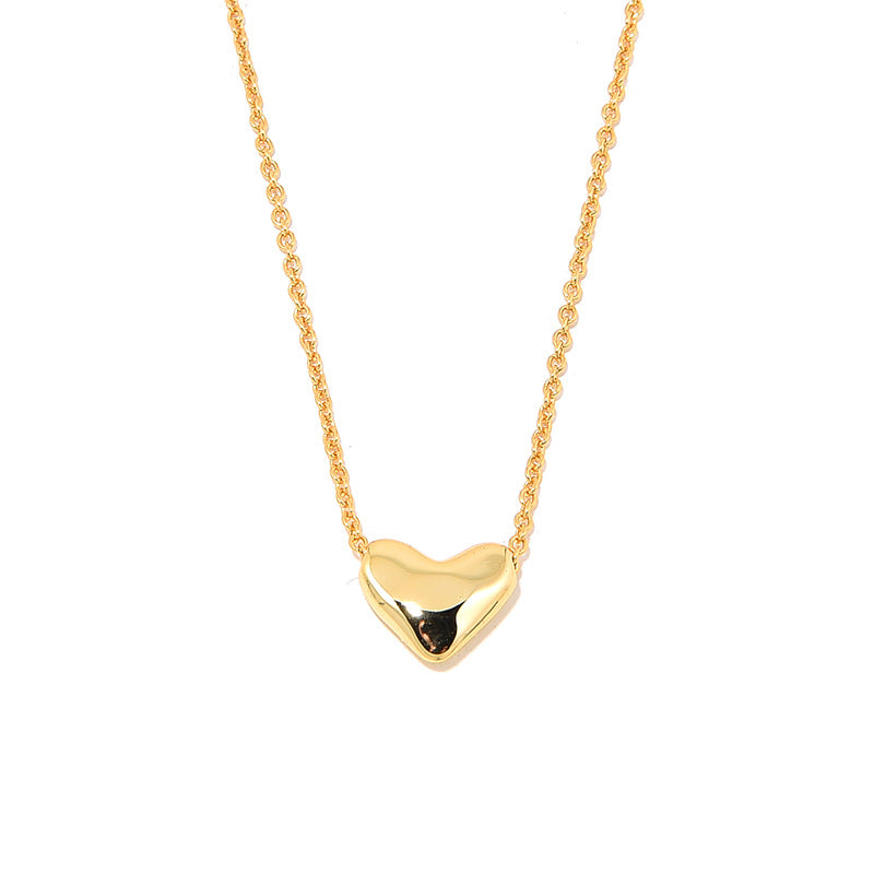 Elegant Silver Gold Chain Pendant Necklace - Pexav