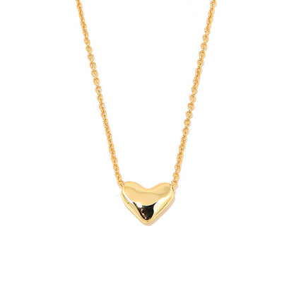 Elegant Silver Gold Chain Pendant Necklace - Pexav