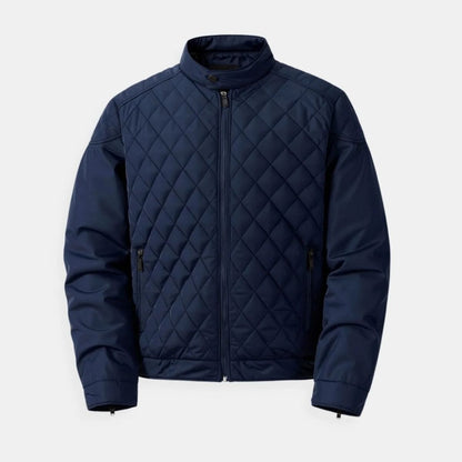 Classic Dark Blue Padded Men's Jacket