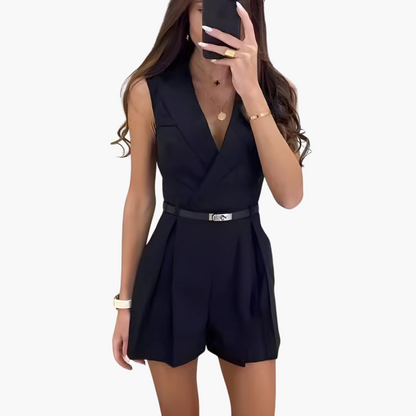Chic Womens Jumpsuit - Sleeveless Modern Design - Olytrend