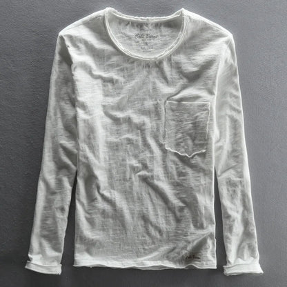 Classic Casual Long Sleeve Crew Top