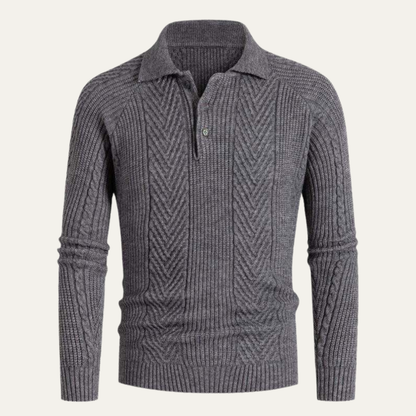 Thick Men's Cozy Cable Knit Winter Sweater - Nocini