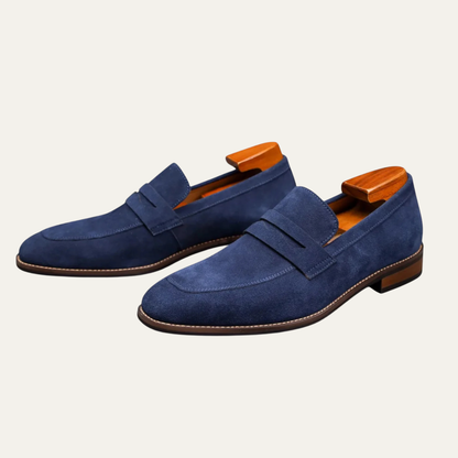 Luxury Men's Suede Slip On Loafers Shoes - Nocini