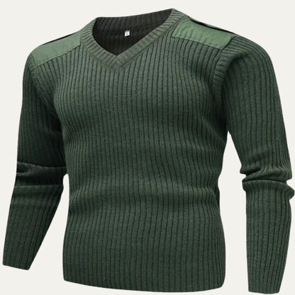 Thermal Men's Crew Neck Winter Work Sweater - Nocini