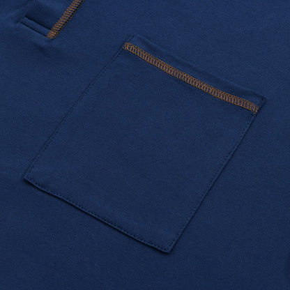 Relaxed Fit Men's Classic Henley Tee Shirt