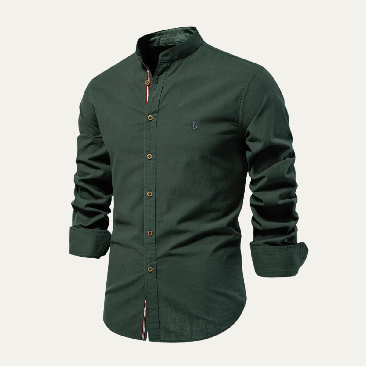 Relaxed Fit Men's Cotton Dress Shirt